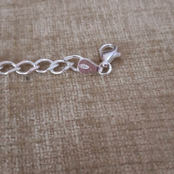 925 Italy Silver Delicate Chain Bracelet - Picture 4 of 7